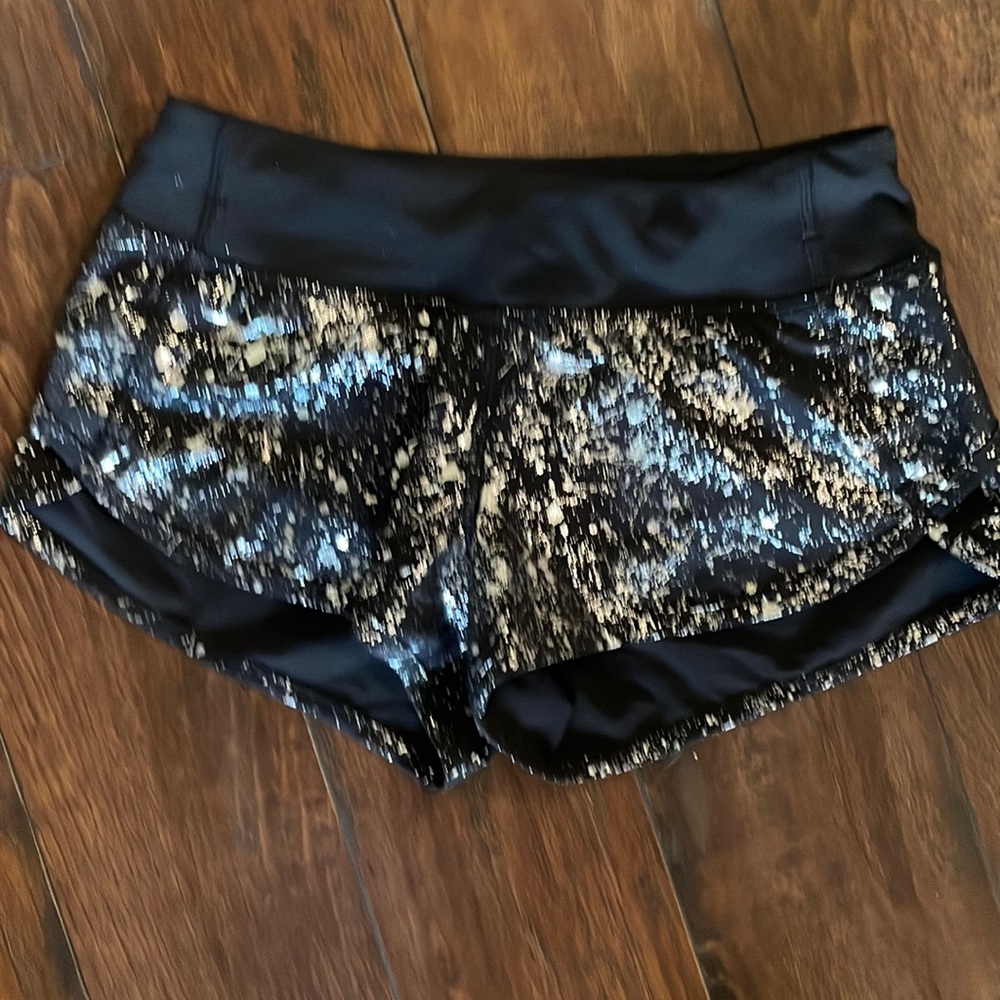 Adorable ivviva / Lululemon girls size 10. 
speed shorts size 10. $40.  NWOT